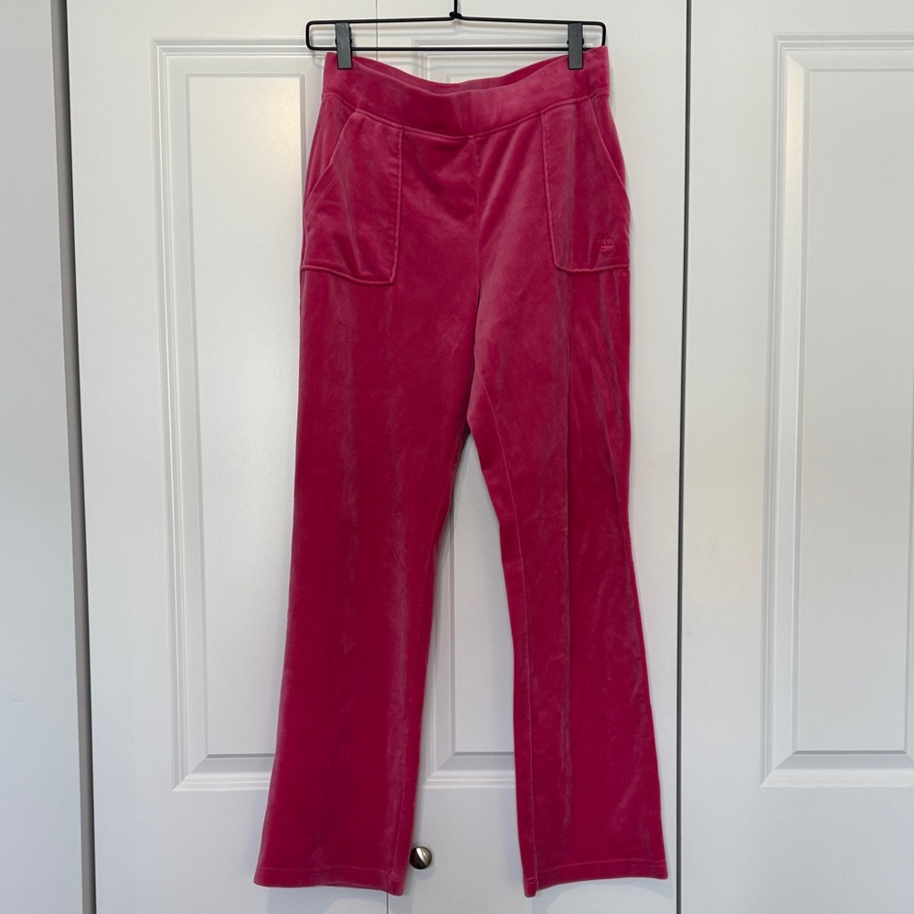 Juicy Couture Fuchsia Velour Joggers